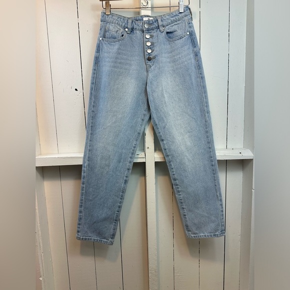 BP Jeans Nordstrom Women’s 27 Responsible Cotton High Rise Button Fly Mom Jeans - Picture 3 of 13